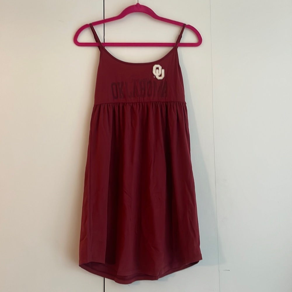 OU Sooners Game Day Dress with adjustable straps